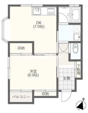 河津ハイツの間取り画像