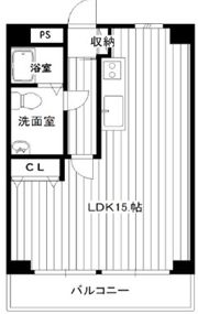 マンション五軒邸の間取り画像
