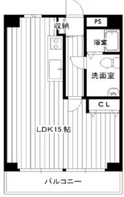 マンション五軒邸の間取り画像