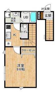 Rainbow Mirai E棟（レインボーミライ）の間取り画像