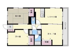 ロックヒルズの間取り画像