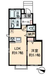 ガーデン ラピスの間取り画像