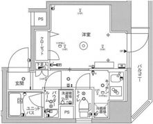 スカイコートパレス蒲田の間取り画像