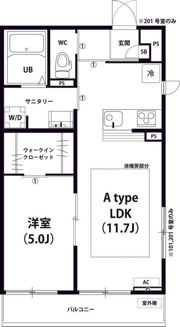 リブリ・クレールⅢの間取り画像