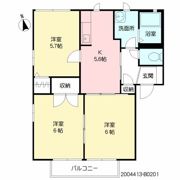 サクラージュ B棟の間取り画像