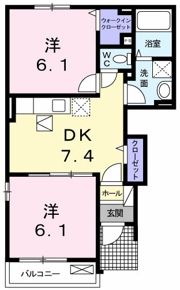 サウス眞島の間取り画像
