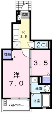 ラフレシールⅢの間取り画像