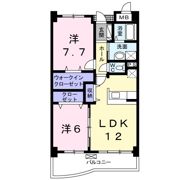 ヴィラ・クオーレの間取り画像