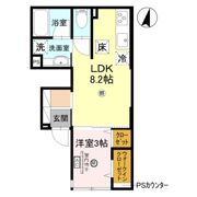 グレイスコート狐島の間取り画像