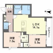 モンジュ広沢の間取り画像