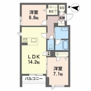 モンジュ広沢の間取り画像