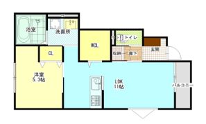 スマイシアAPARTMENT茂福町の間取り画像