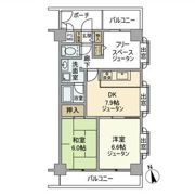 朝日パリオ東青梅の間取り画像