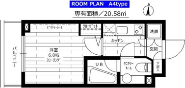 ステージファースト池上西アジールコートの間取り画像