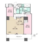 ザ・パークハウス西新宿タワー60の間取り画像