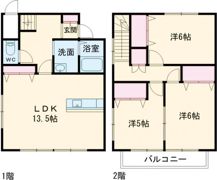 アヴォンリータウンC(112～114)の間取り画像