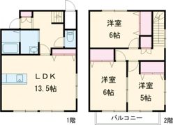アヴォンリータウンC(112～114)の間取り画像