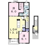 プルメリア イースト Cの間取り画像