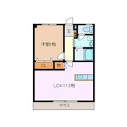 コーキア富洲原の間取り画像