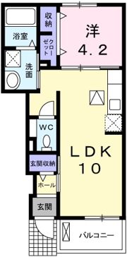 エスポワールⅢの間取り画像
