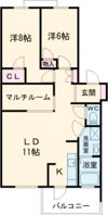 Flat Wanの間取り画像