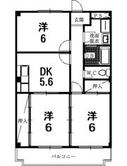 アヴォワール雅の間取り画像