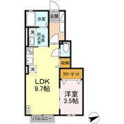 メゾン泉東町の間取り画像