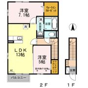 メゾン叶の間取り画像