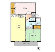 L’Untieune（ｱﾝﾃｨｴｰﾇ） Bの間取り画像