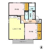 セジュール モア Aの間取り画像