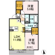 D-roomラパンの間取り画像