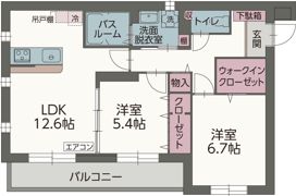 バーディ豊田Ⅰの間取り画像