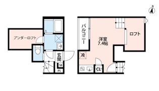 robot home 西大宮B(ロボットホームニシオオミヤビー)の間取り画像