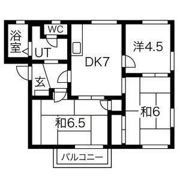 エスポワール北久手ABの間取り画像