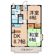 パストラル旭の間取り画像