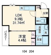 GRADUS黒砂の間取り画像