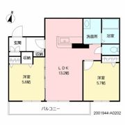 ソレアード若楠の間取り画像