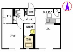 クラヴィエ隼人 II棟の間取り画像