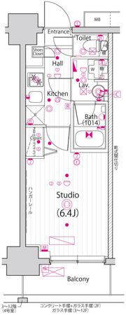 ガーラ・グランディ川口並木の間取り画像