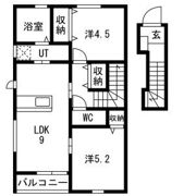 チッタ大野町の間取り画像
