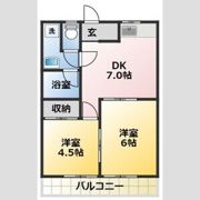 青山マンションの間取り画像