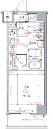 クレヴィスタ高砂Ⅱの間取り画像
