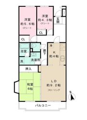 船橋夏見レジデンスの間取り画像