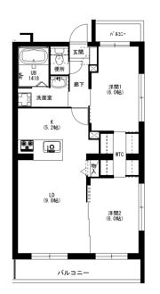 エクシード三方原Ⅱ(中央棟)の間取り画像