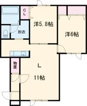 ベルシティの間取り画像