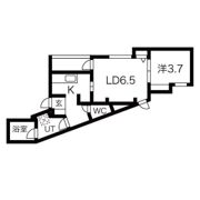 K's styleJR二日市西の間取り画像