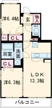 ロサードの間取り画像