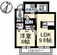 コルテーゼの間取り画像