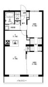 エクシード三方原Ⅱ(中央棟)の間取り画像