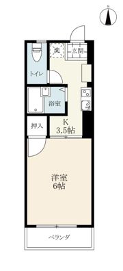 アザレアコーポ A棟の間取り画像